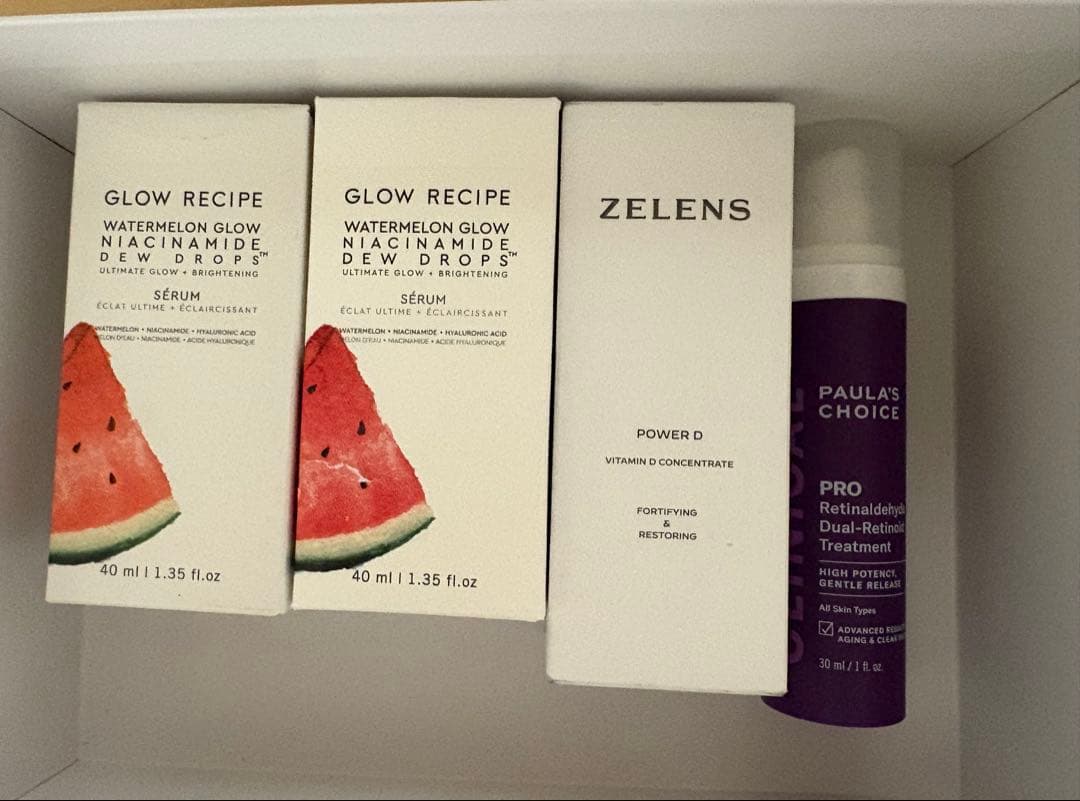 paula‘s choice 、zelens、glow recipe美容液セット