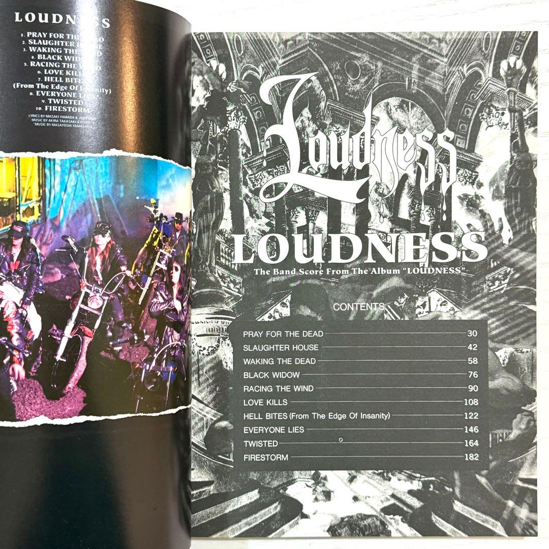 LOUDNESS バンドスコア 第3期 ラウドネス 楽譜 TAIJI TAB譜