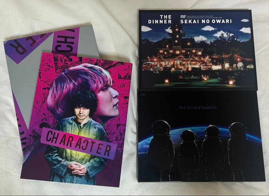 セカオワ　ライブDVD 映画キャラクター　メイキング映像付き