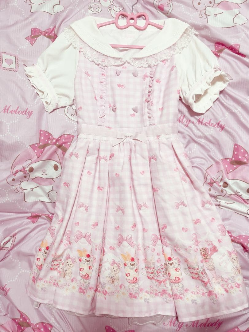 LIZ LISA Sweet Bear Gelato 柄ワンピース