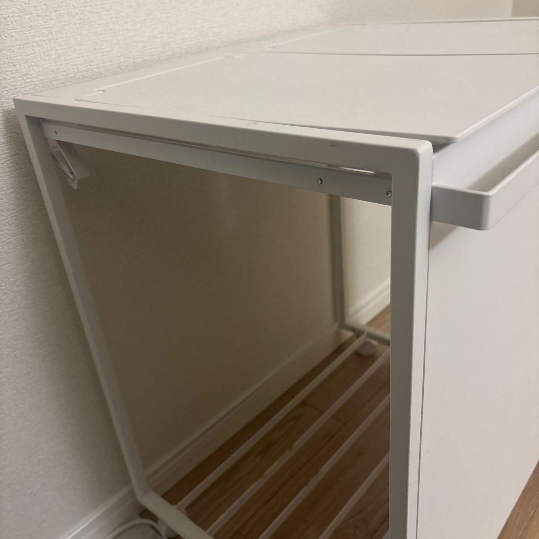 tower 『 山崎実業 蓋付き目隠し2分割　ゴミ箱』　45L袋対応