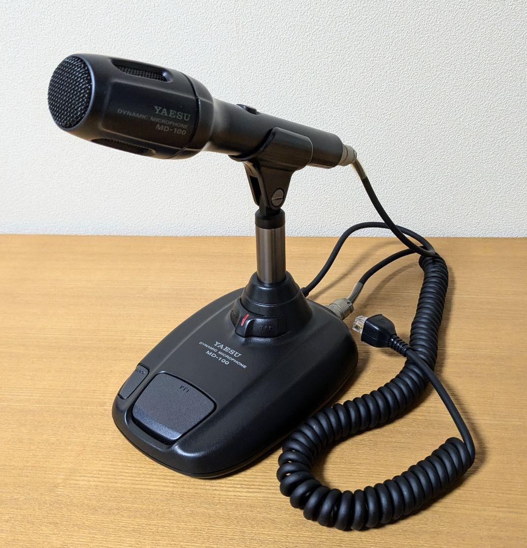 YAESU MD-100A8X 八重洲無線 デスクトップ型ダイナミックマイク