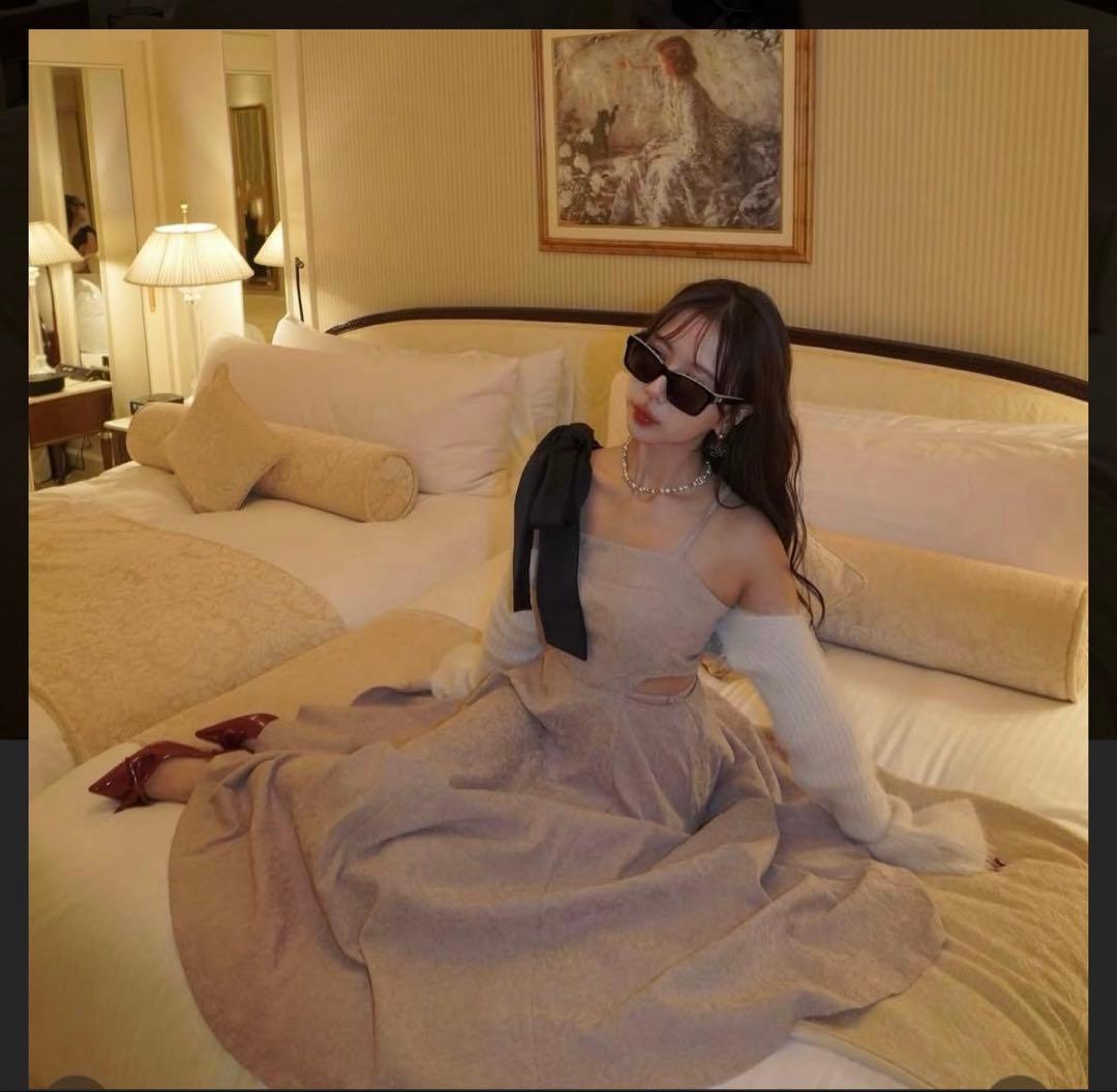 アメルジュamerge. ribbon JQ side cut onepiece