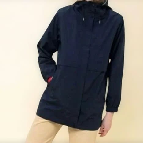 定価3.5万 エーグル ラマヨル パーカ 撥水 マウンテンパーカー 紺