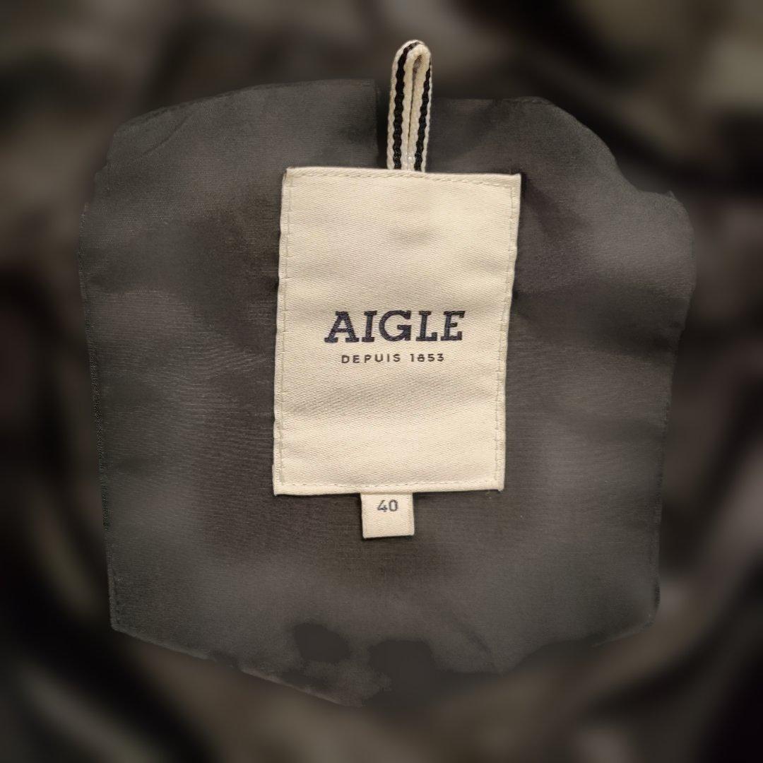 定価3.5万 エーグル ラマヨル パーカ 撥水 マウンテンパーカー 紺