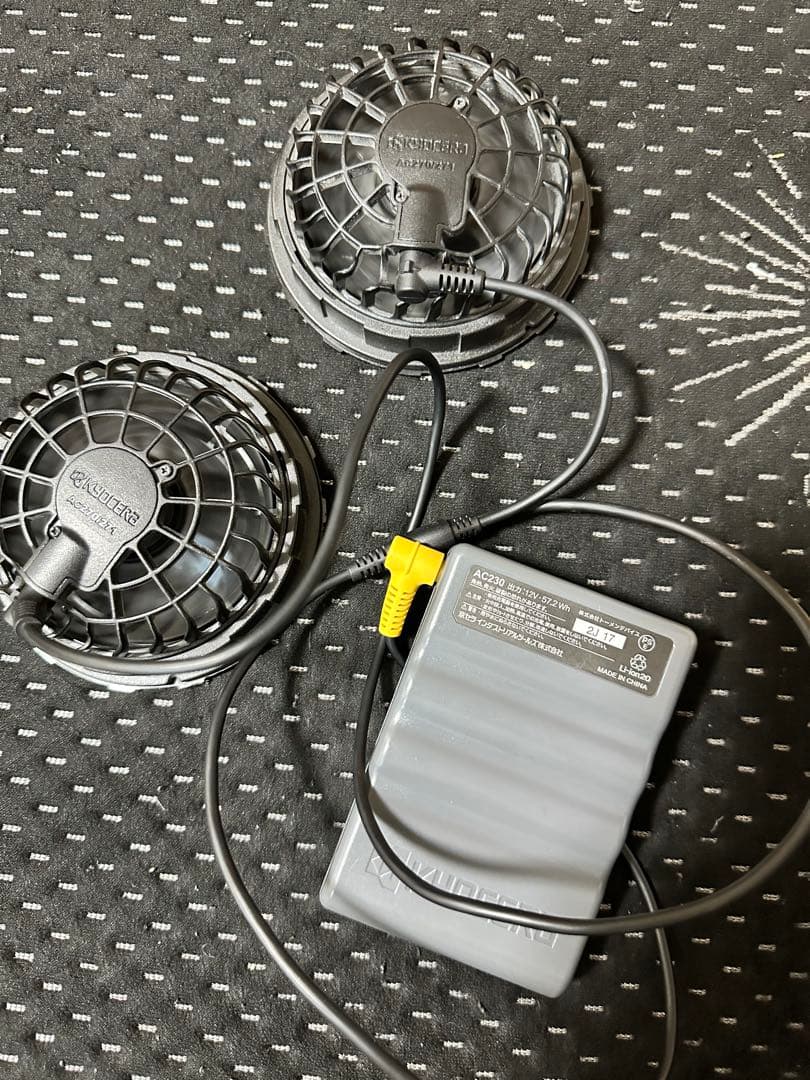 空調服バートルバッテリーファンセット12ボルト