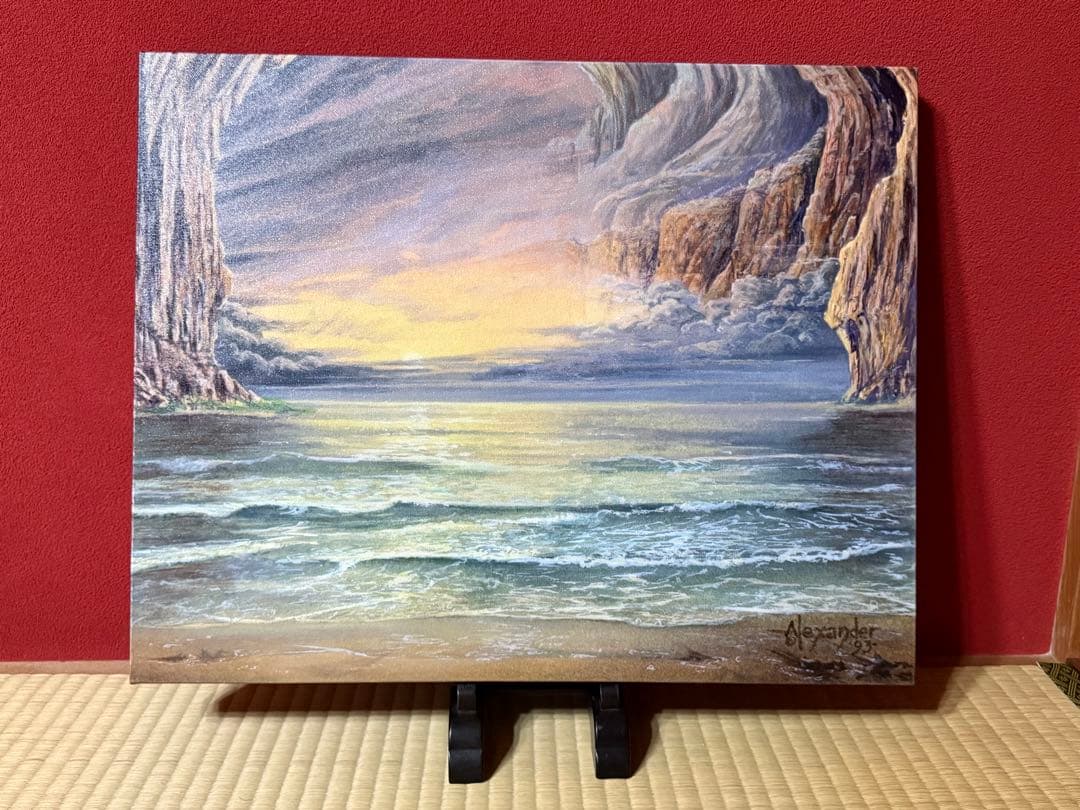 MTG underground sea アートキャンパス　超希少品デュアルランド