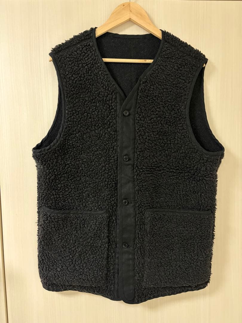 【美品】CONFECTコンフェクト ウールボアアーミーベスト size4