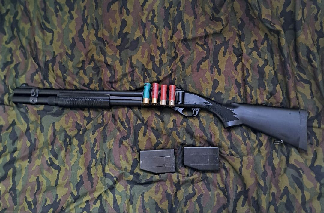 【訳あり】東京マルイガスショットガンM870タクティカル外部カスタム