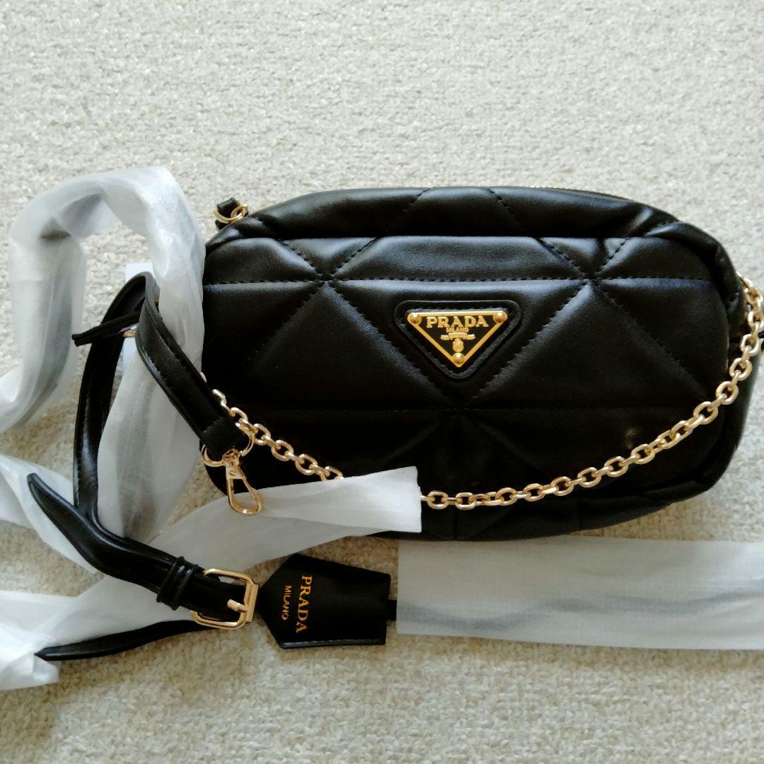 PRADA ブラック ショルダーバッグ2WAY ノベルティ
