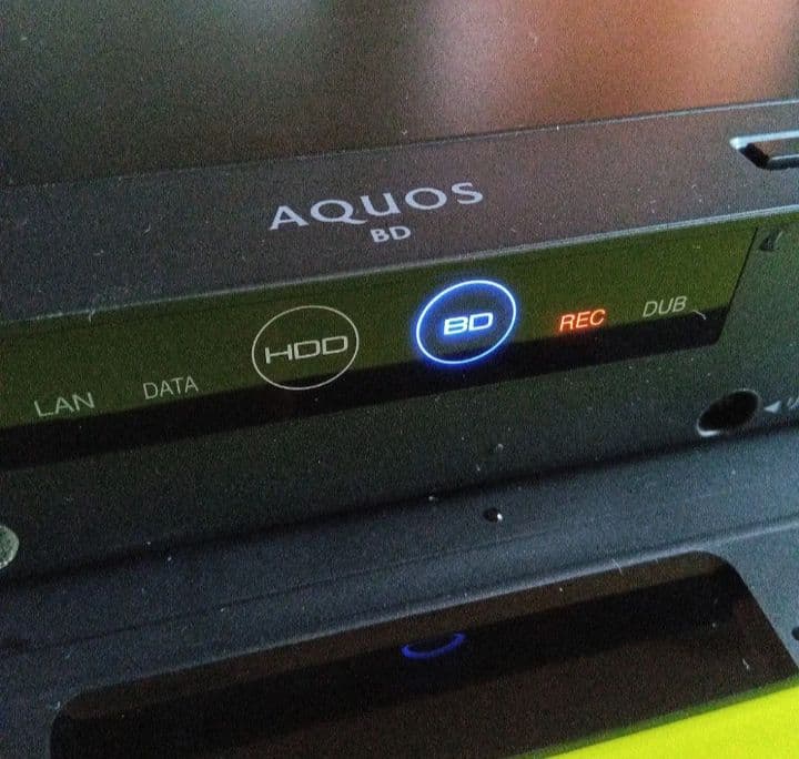 SHARP AQUOS ブルーレイBD-NW1200 HDD新同品交換第7弾