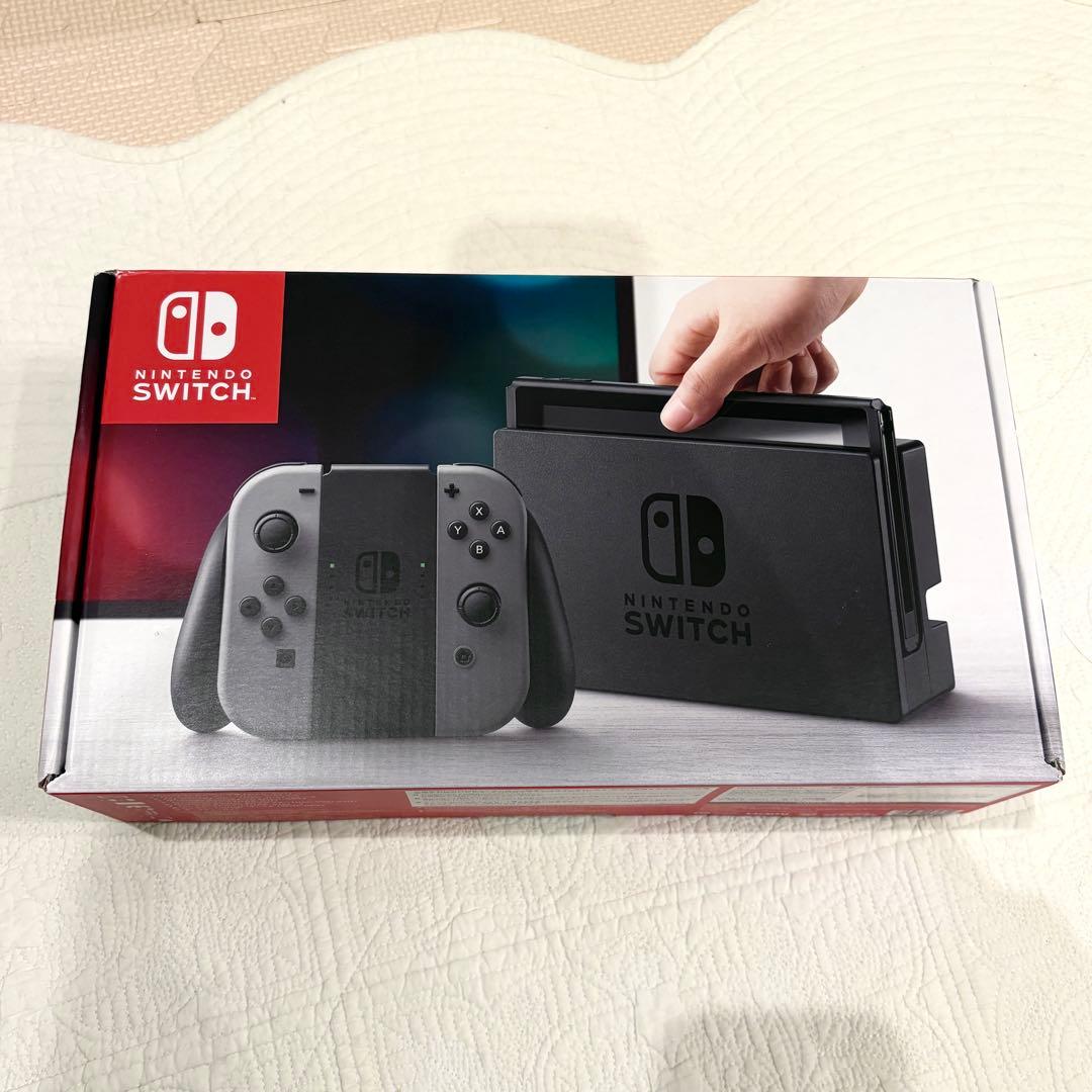 Nintendo Switch 本体 グレー Joy-Con 付属品 箱付き