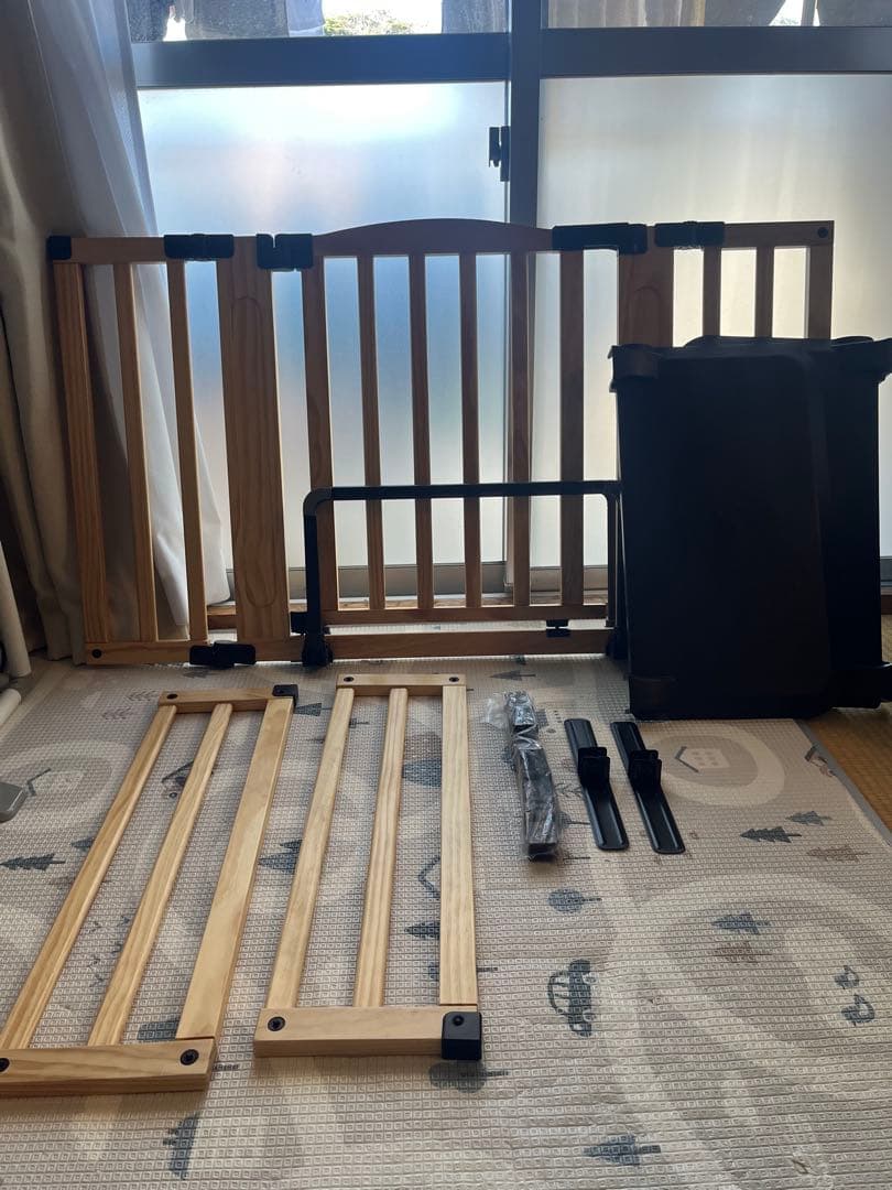 おくだけドアーズ Woody ウッディー　 Lサイズ ベビーフェンス