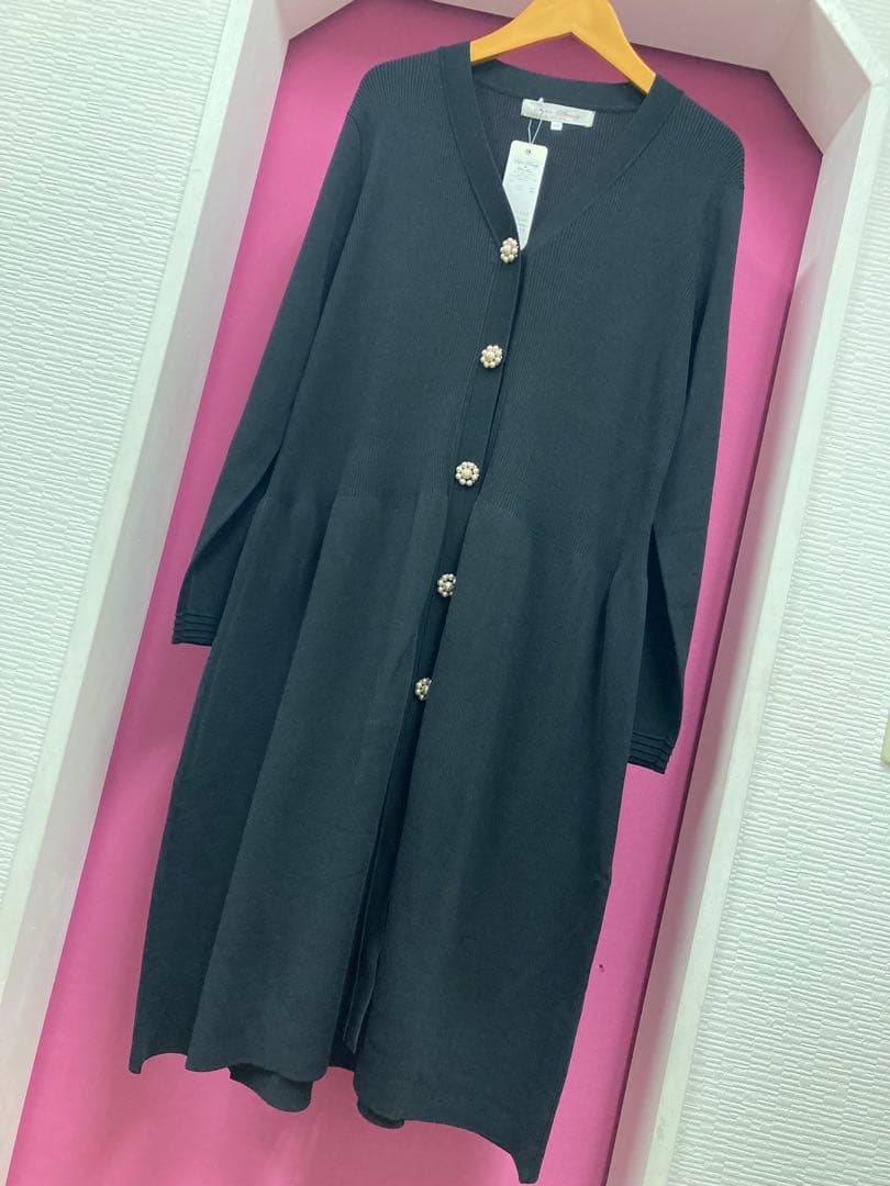 スーパービューティー♡ 万能Vネックロングニットカーディガン