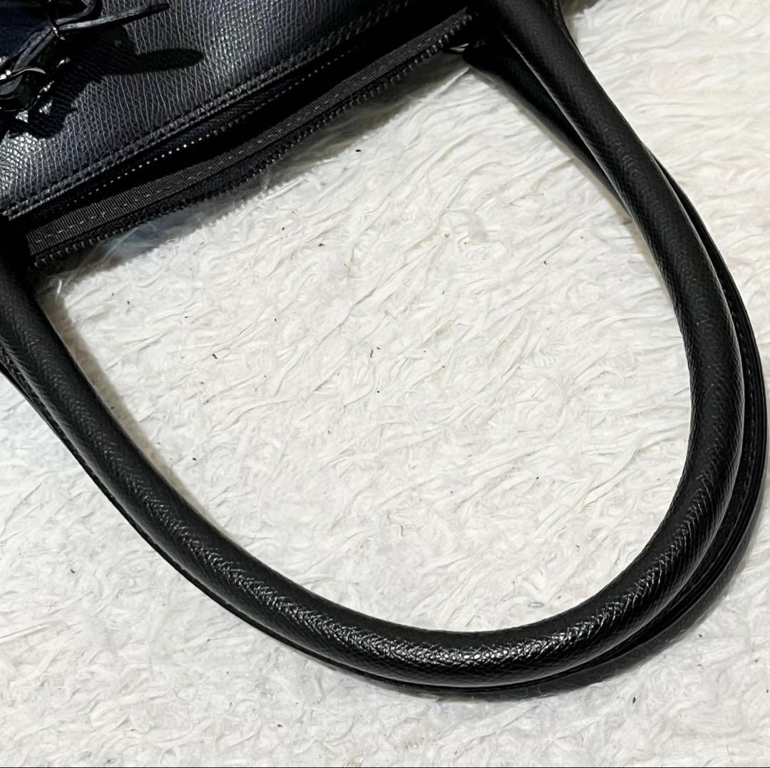 【未使用級】エフクリオ　ビジネスバッグ　レザー　2way ブラック