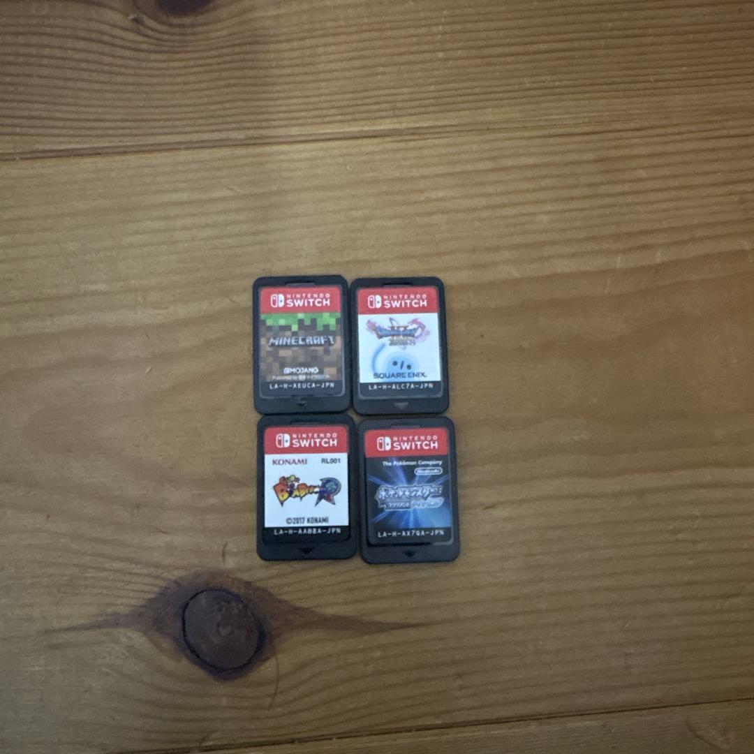 Switchソフト4本　マイクラ　ドラクエ11 ポケモンリメイク　ボンバーマン
