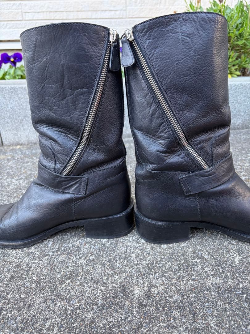 chanel ロングブーツ