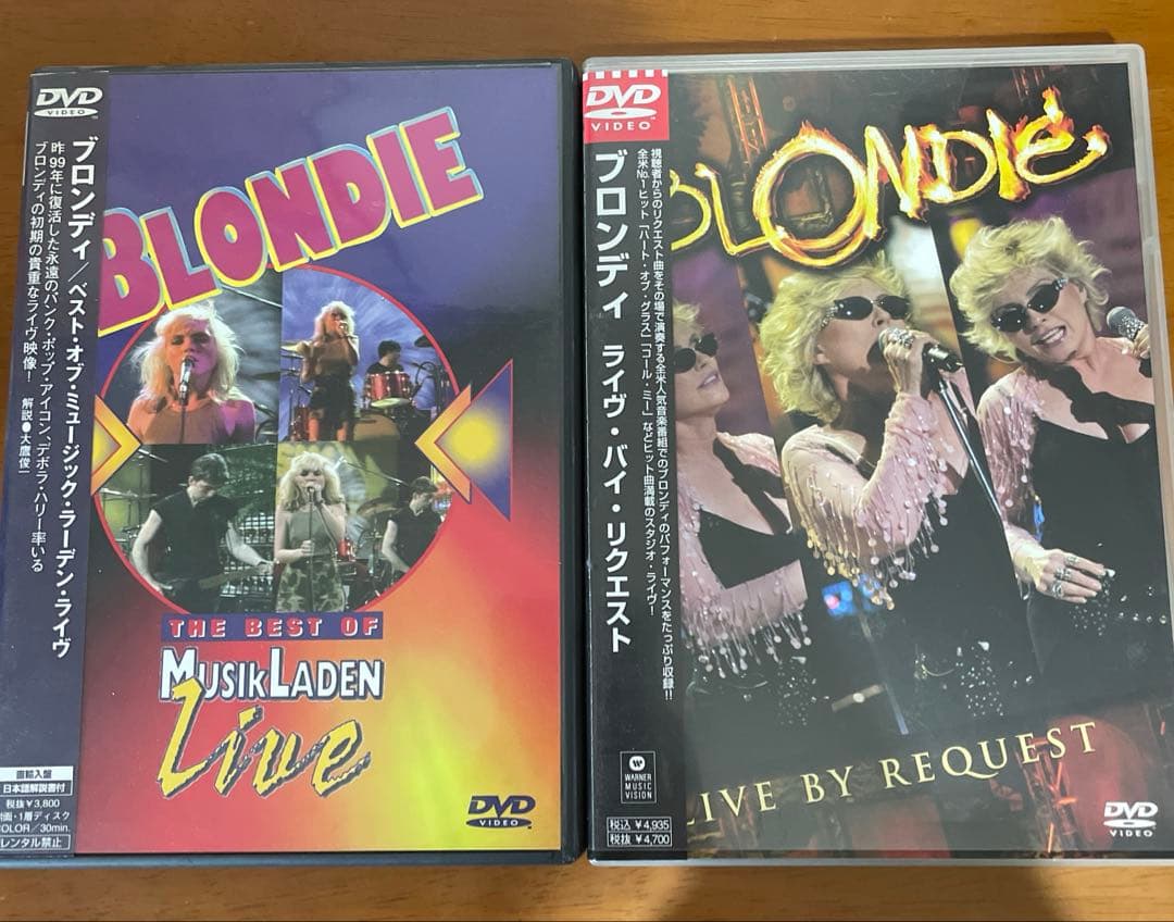 Blondie DVD 国内版　2枚　セット　ブロンディ　ライヴ
