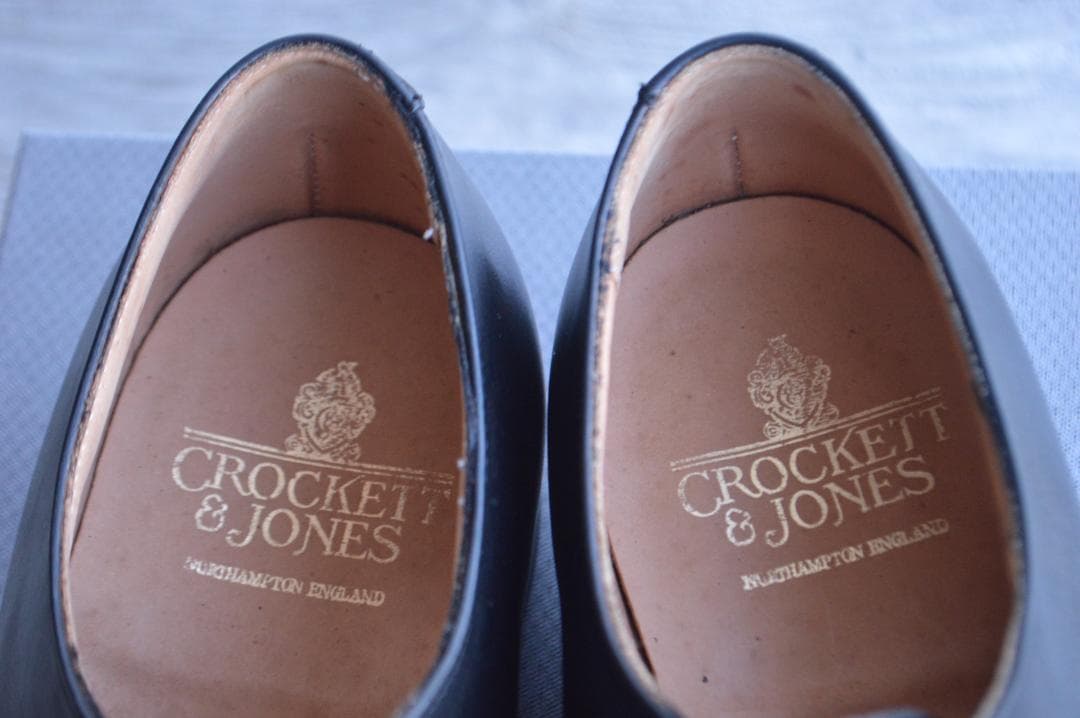 美品　CROCKETT＆JONES　CONNAUGHT　6.5E　ブラック