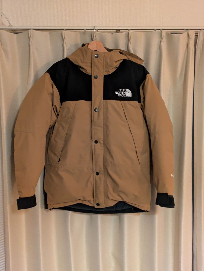 THE NORTH FACE ダウンジャケット ベージュ/ブラック　即決可能