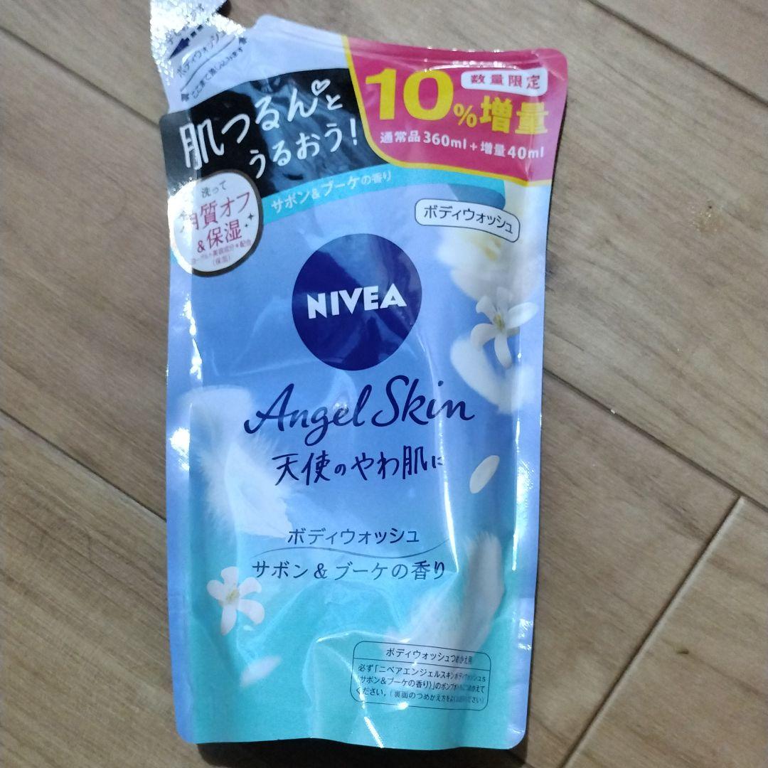 ニベア エンジェルスキン ボディウォッシュ サボン＆ブーケの香り つめかえ用 …