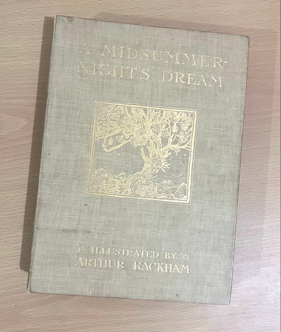 No.305アンティーク洋書 古書　アーサー·ラッカム　真夏の夜の夢　妖精