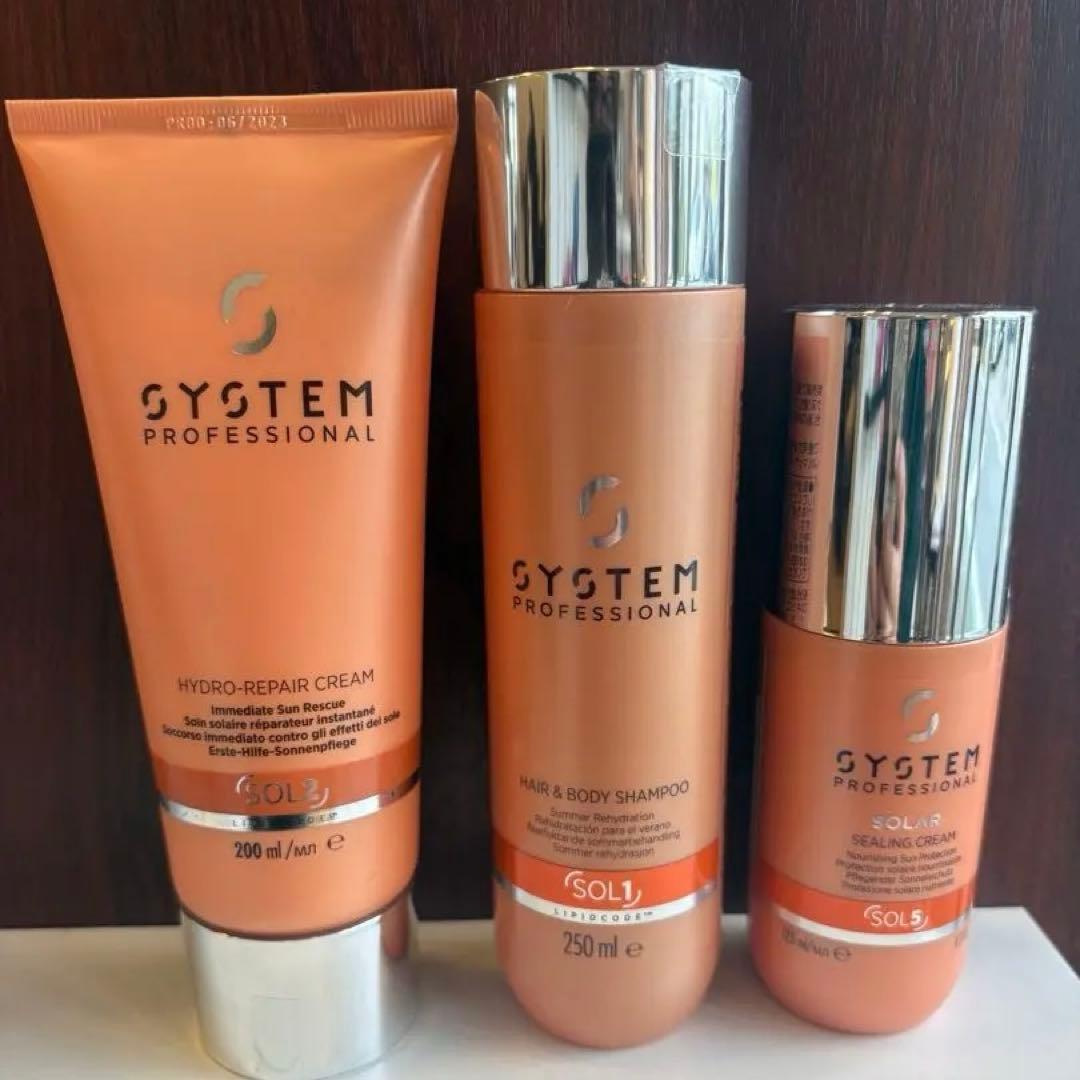 SYSTEM PROFESSIONAL solarソーラー　3点セット