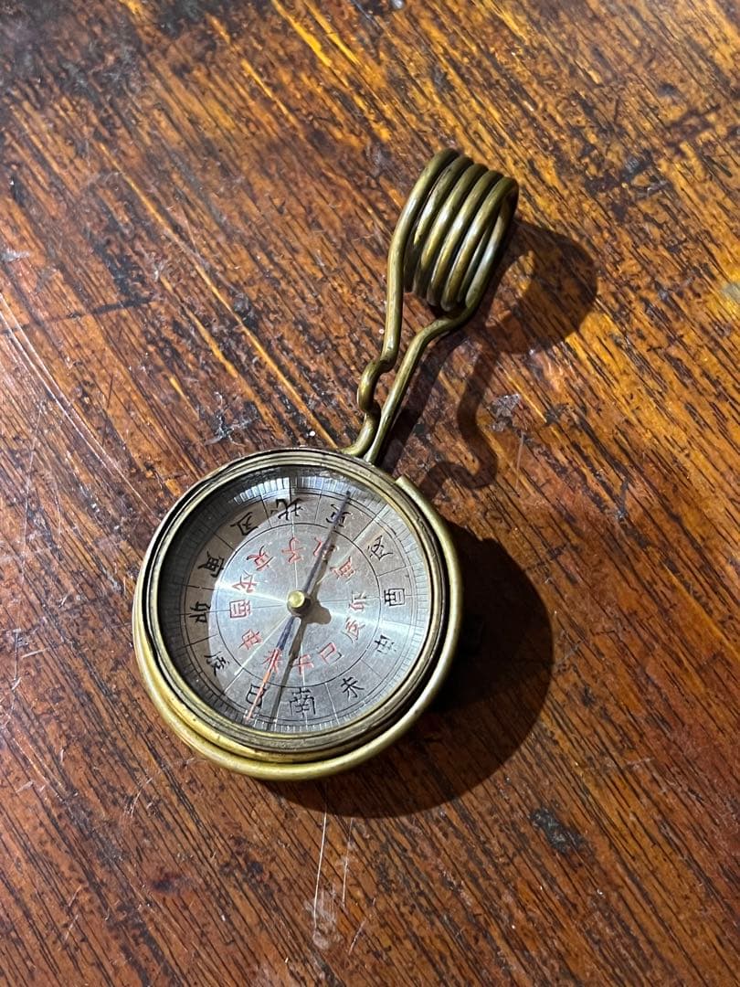 希少 明治時代～大正時代　十二支　方位磁石　コンパス