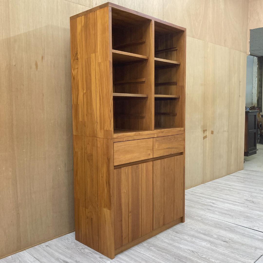 unico ウニコ ブレス　書棚　 カップボード 　食器棚　チーク無垢材