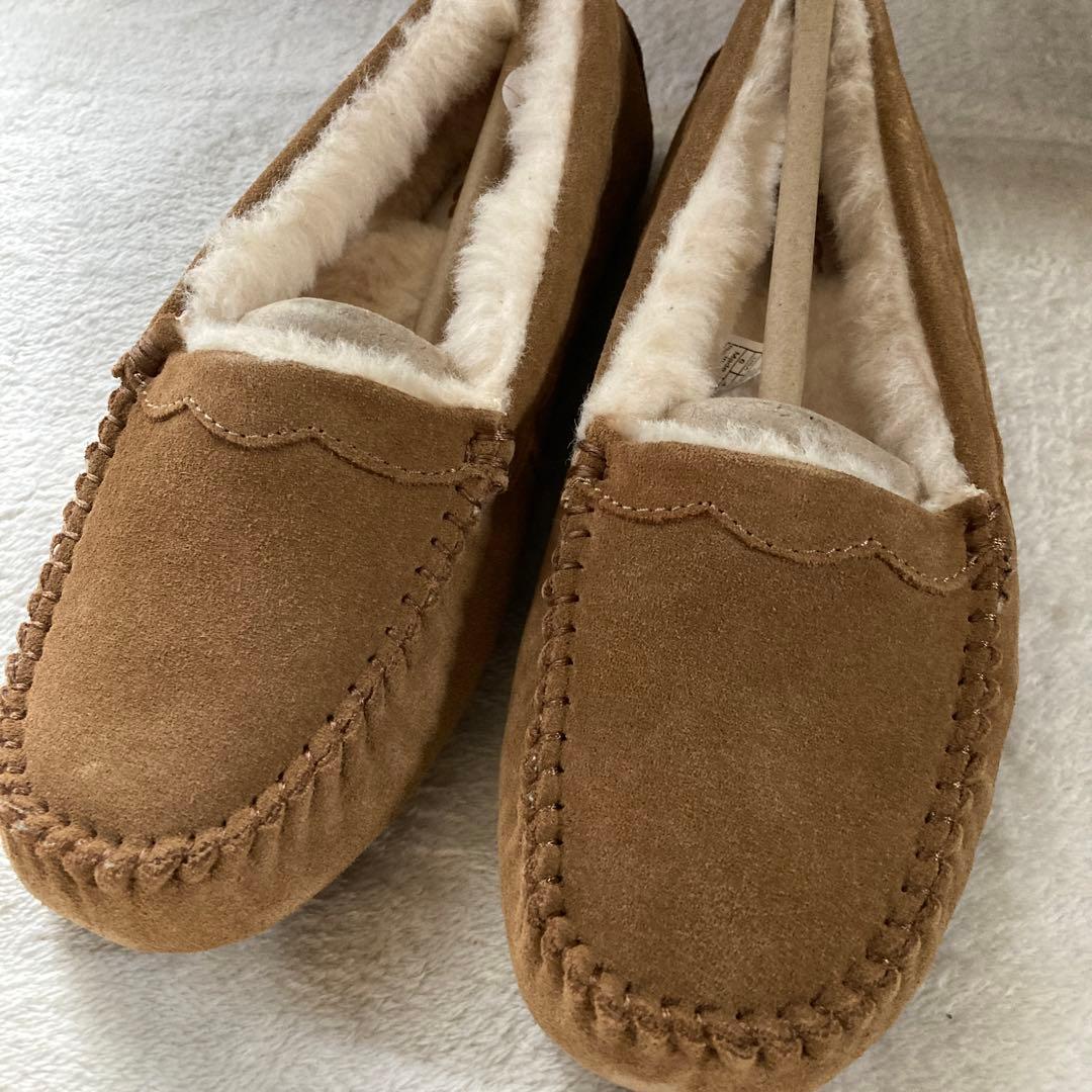 【新品】UGG SALLOPED MOC USA6/JP23 CHESTNUT