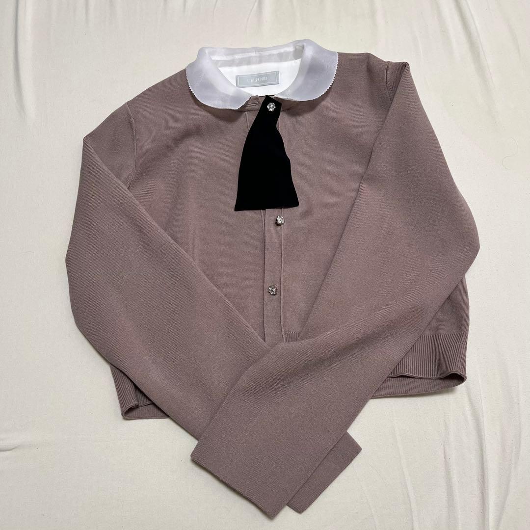 CELFORD 襟付きニットシャツ