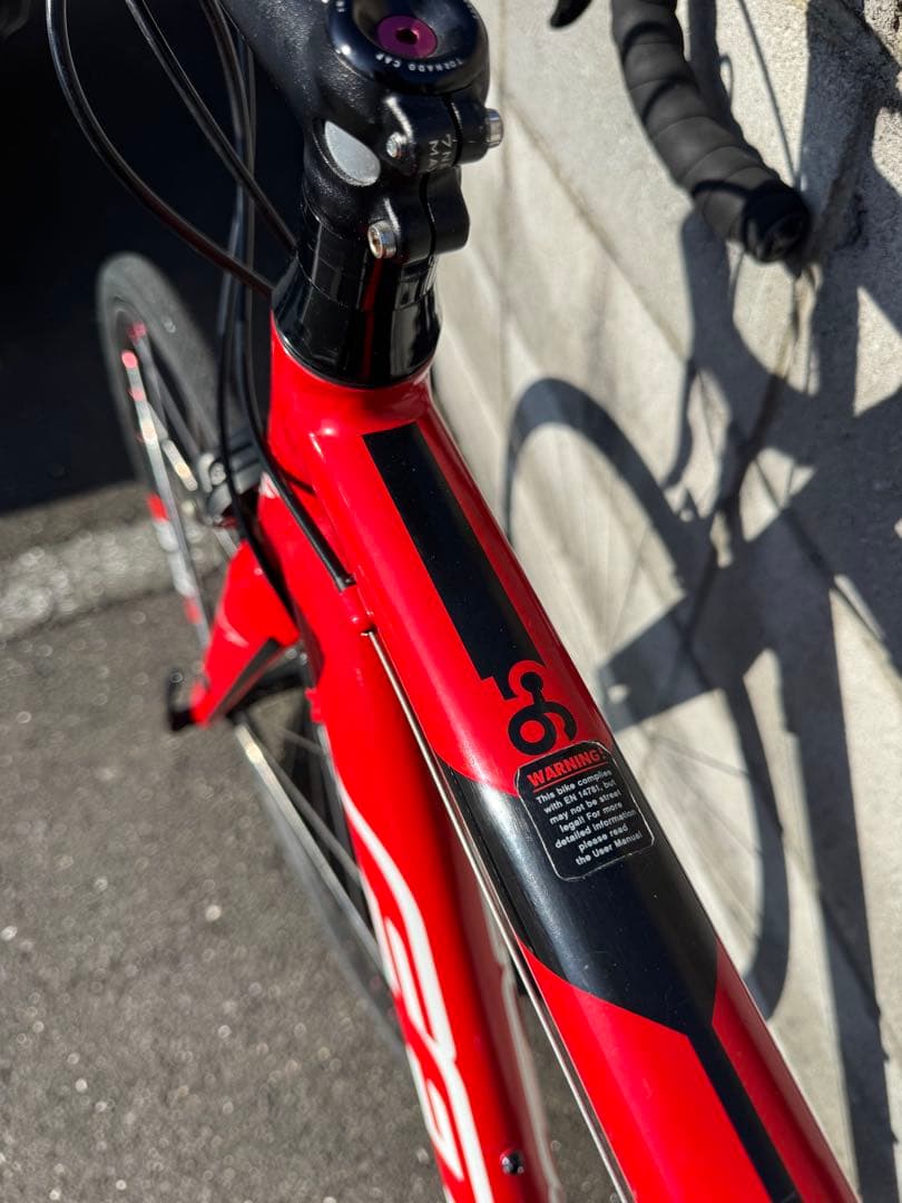 ※限定値下げ12/23まで　ロードバイク　FELT F95 赤　サイズ56