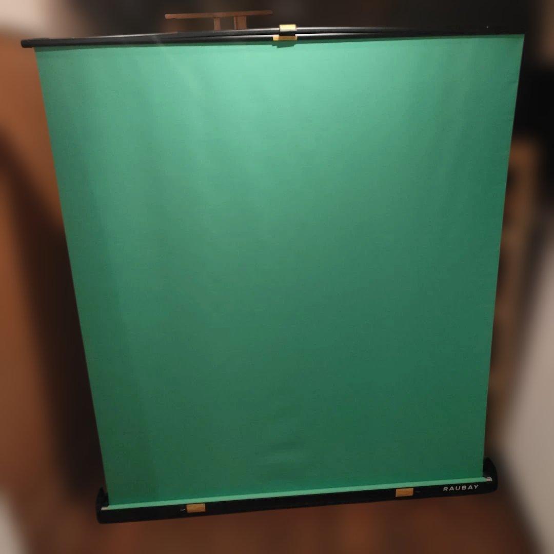 【美品】RAUBAY グリーンバック 自立式 背景スクリーン