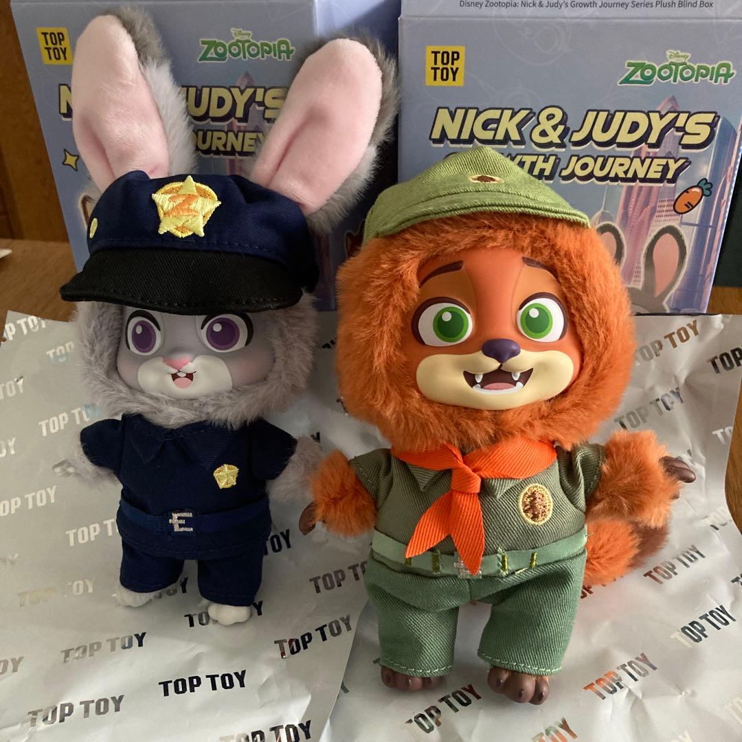 TOPTOY ズートピア ジュディ ニック 幼少期