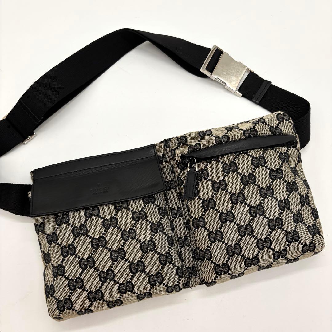 美品 ✨ GUCCI ボディバック ウエストポーチ GG柄