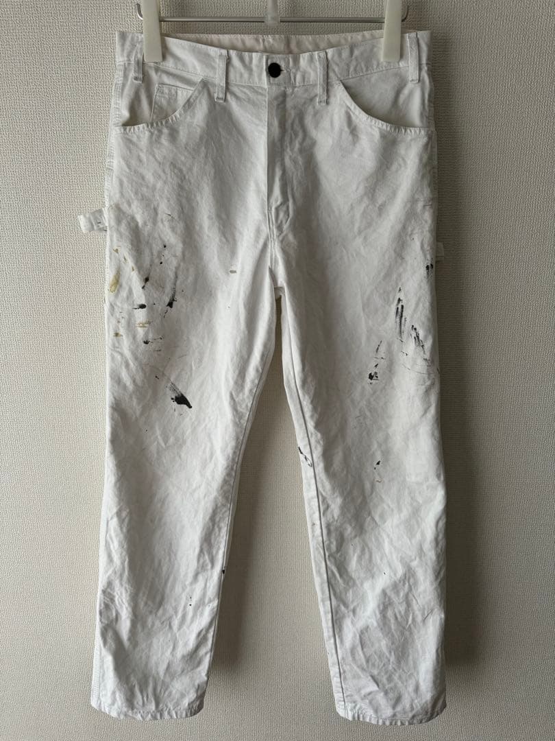 DICKIESディッキーズxシャーウィンウィリアムスペイント加工ペインターパンツ