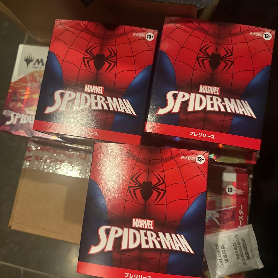 MTG スパイダーマン　プレリリース 3box