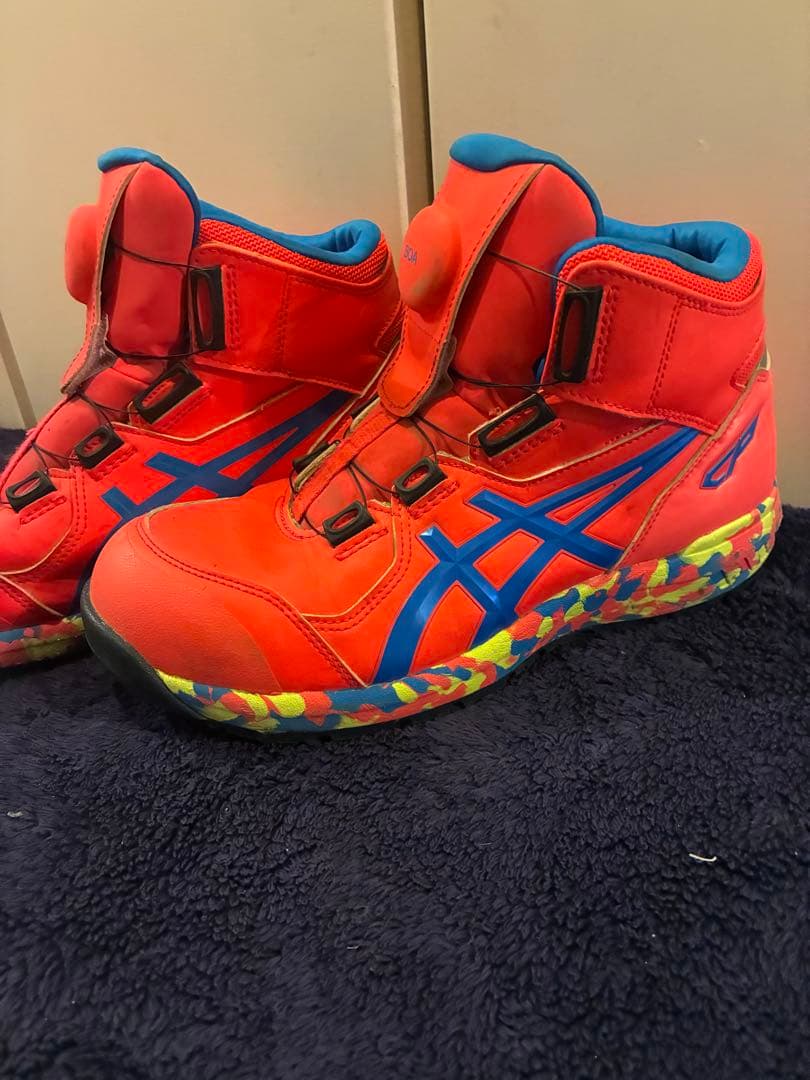 ASICS CP304 セーフティーシューズ 安全靴 オレンジ 26 PUMA