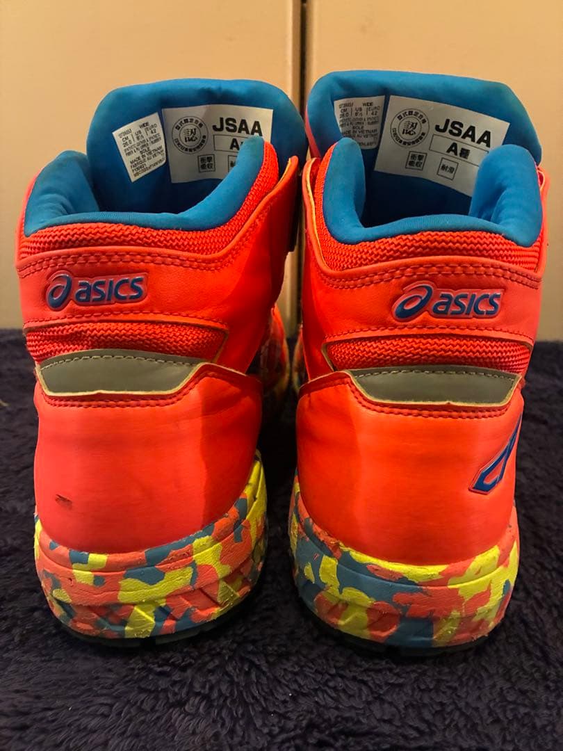 ASICS CP304 セーフティーシューズ 安全靴 オレンジ 26 PUMA