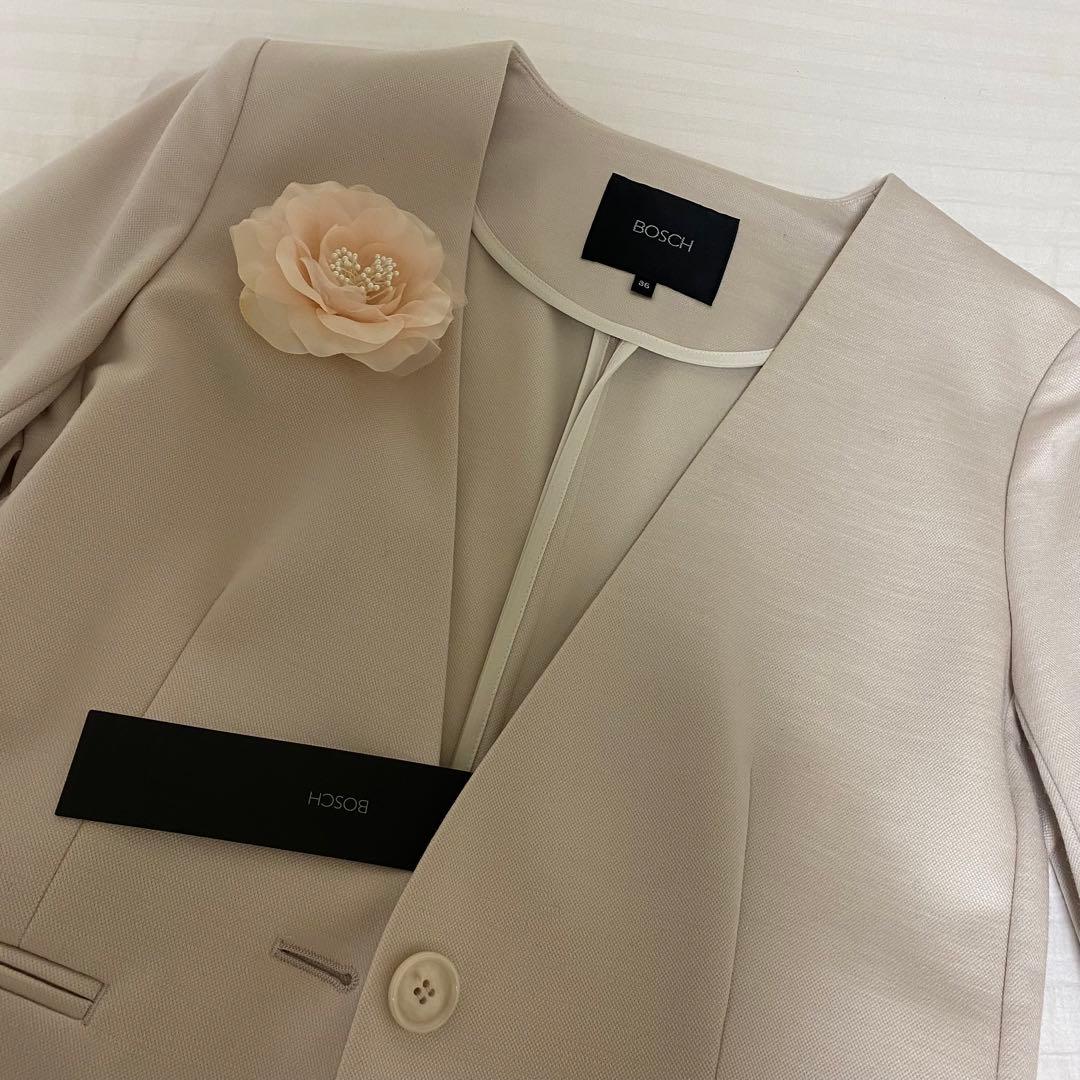 未使用品　ボッシュ モクロディセットアップジャケット　スカート　スーツ