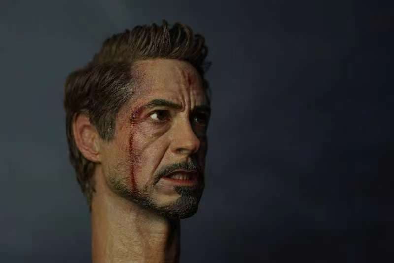 nut pizトニー・スターク ヘッドスカルプト 1/6