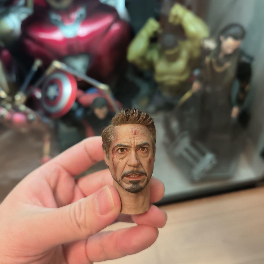 nut pizトニー・スターク ヘッドスカルプト 1/6