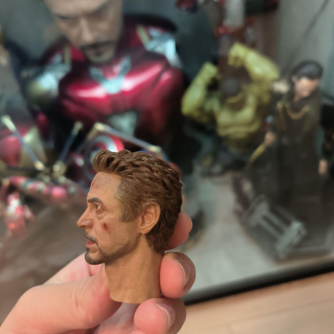 nut pizトニー・スターク ヘッドスカルプト 1/6