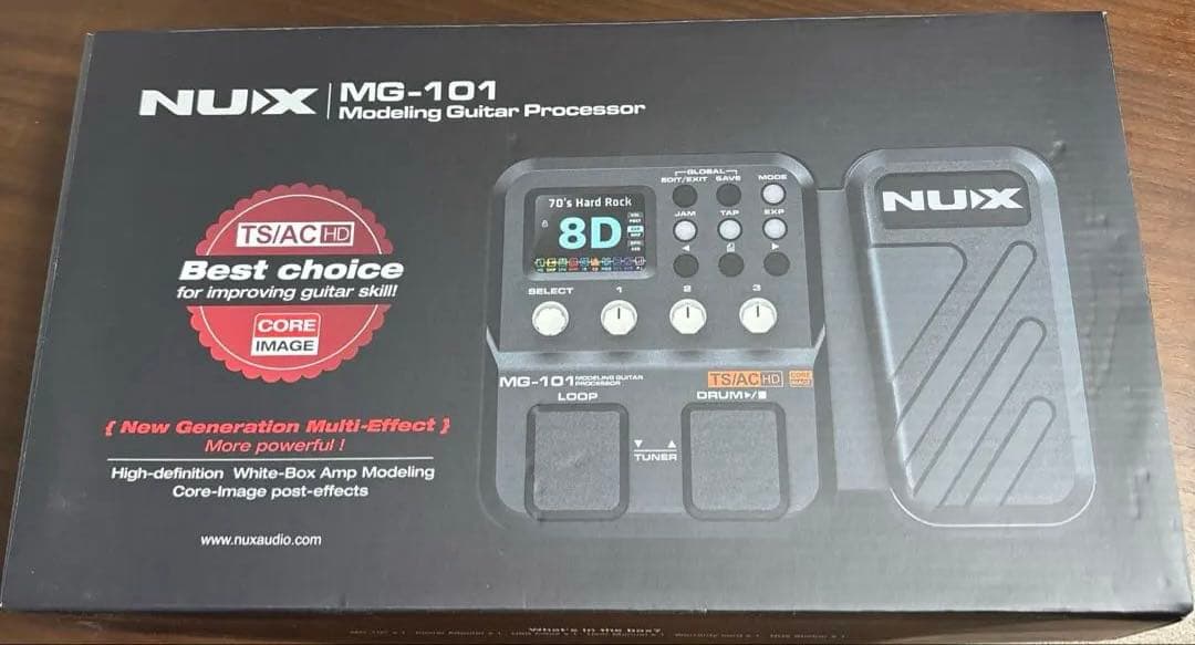 NUX MG-101 モデリングギタープロセッサー　マルチエフェクター