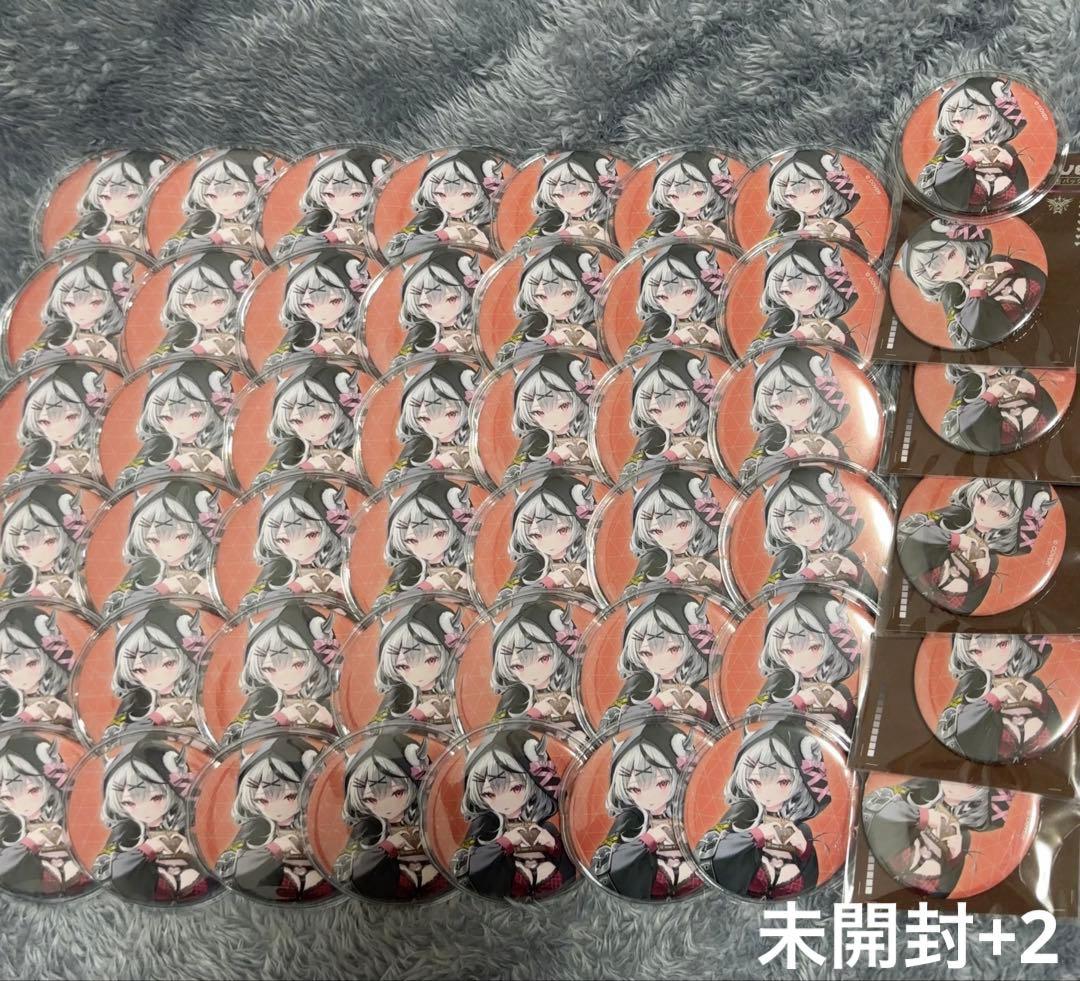 ホロライブ 沙花叉クロヱ バレンタイン 缶バッジ