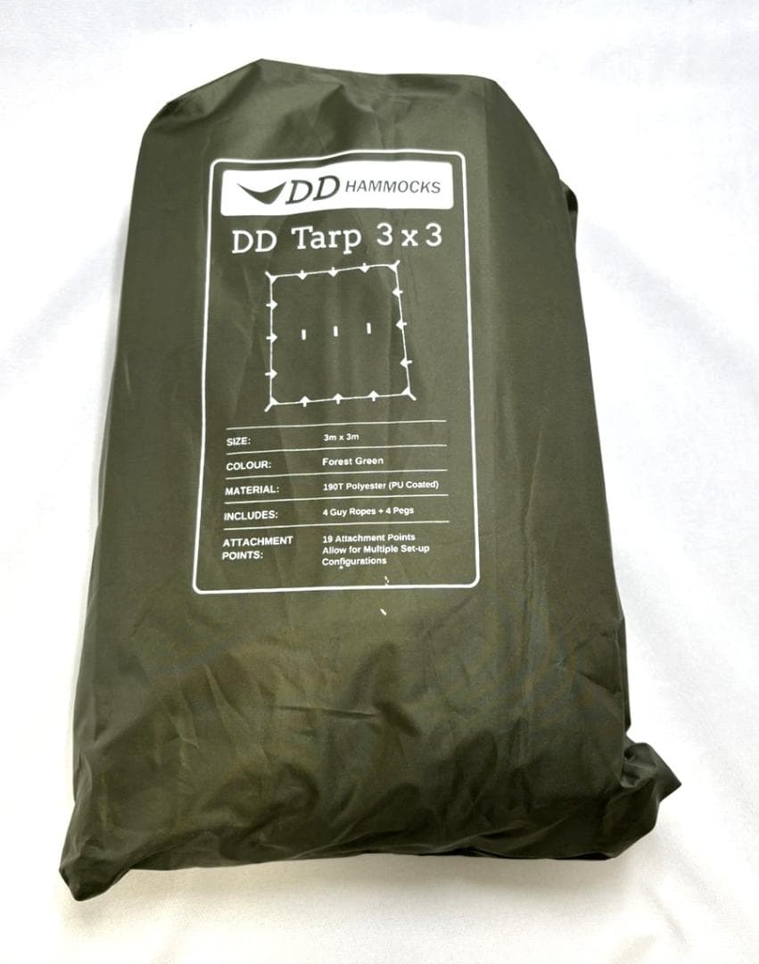DDタープ 3×3 フォレストグリーン