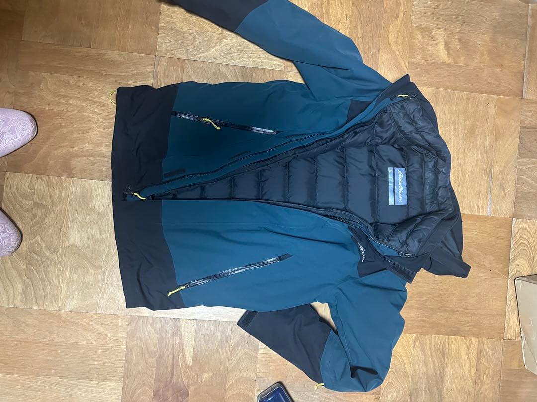 Eddie Bauer ダウンジャケット スノボー　スキーウェア　スノーガード