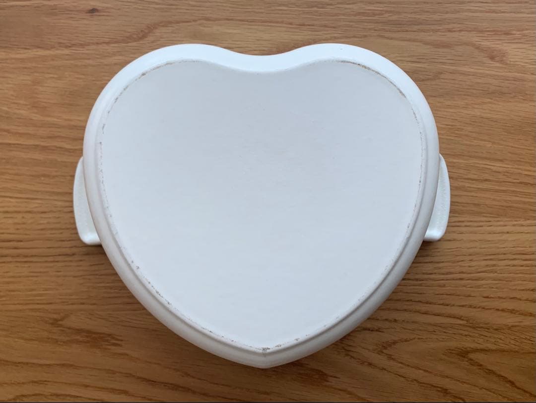 LE CREUSET★ハート型★ホワイト