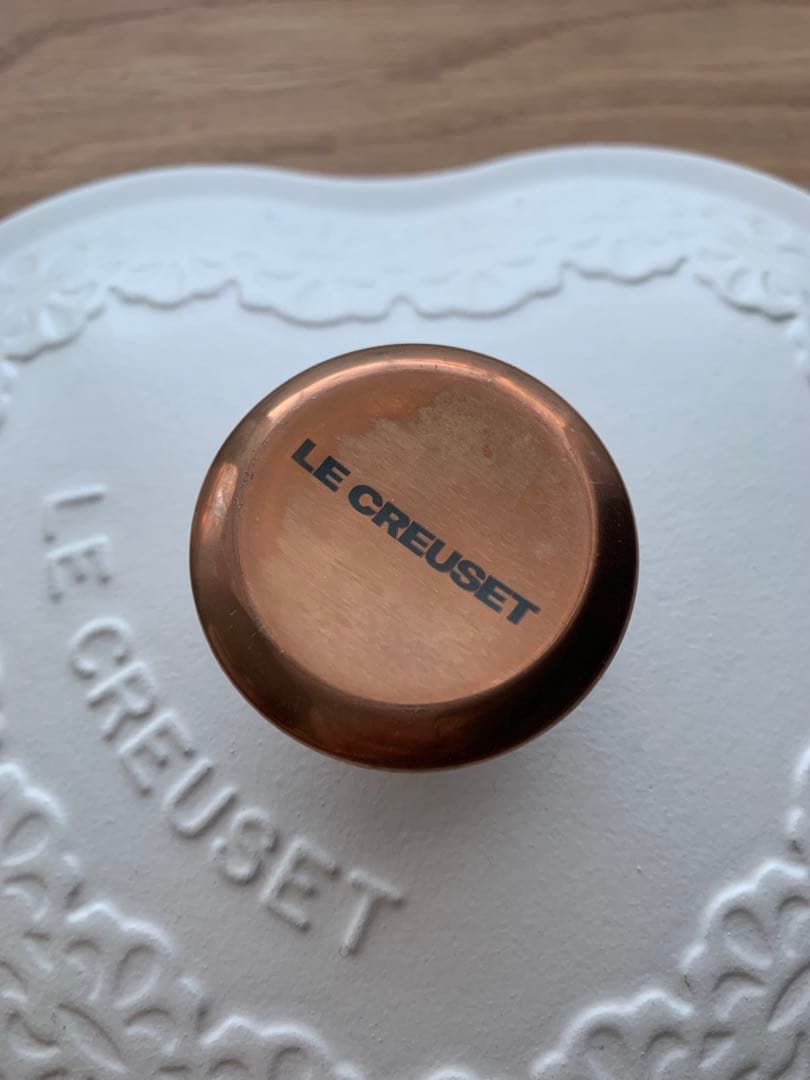 LE CREUSET★ハート型★ホワイト