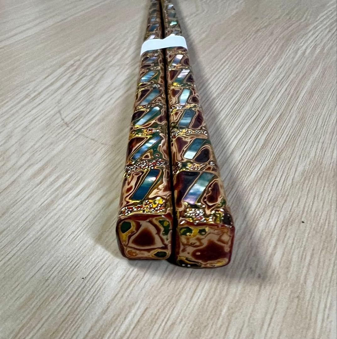 若狭塗箸 本漆•螺鈿箸25cm